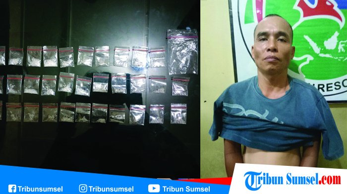 Babe, Pengedar Narkoba di Lahat Ditangkap Polisi, Saat Jaketnya Diperiksa Banyak Benda ini