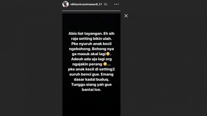 Nikita Mirzani sebut youtube Uya Kuya Settingan lagi 