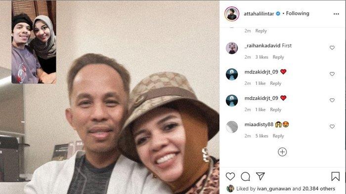 Atta Halilintar Unggah Video Call dengan Orangtuanya, Jadi Momen Langka Baginya dan Aurel