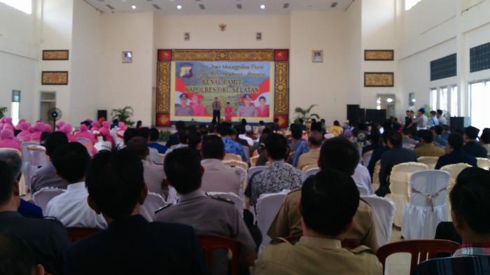 Pemkab OKUS Gelar Pisah Sambut Kapolres OKU Selatan