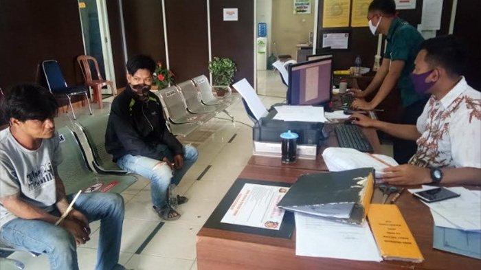 Seorang Pencuri Kabel di Ruko Jalan Jenderal Sudirman Ditangkap Warga