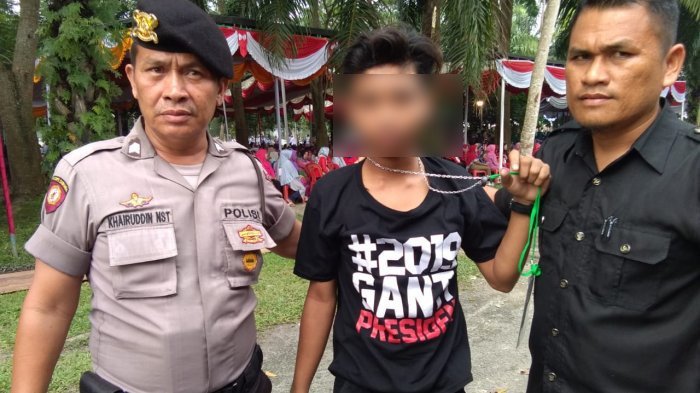 Pemuda di Medan Pakai Kaos #2019Ganti Presiden di Acara Silaturahmi Pendukung Jokowi, Setelah Itu