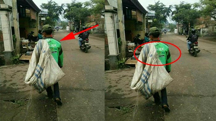 Kisah Pilu Pemulung Pakai Jaket Gojek, Awal Kisahnya Bikin Nangis!