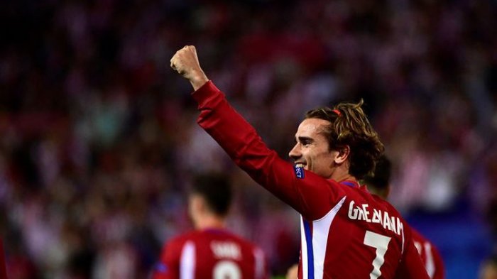 Gol Penalti Griezmann Bawa Atletico Menang 1-0 atas Leicester