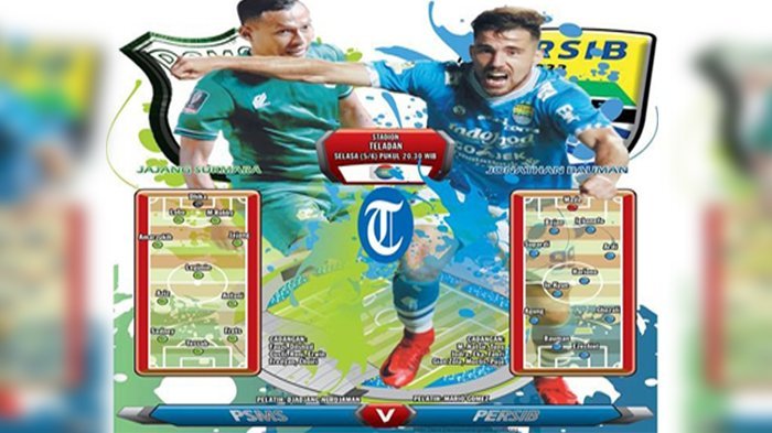 LINK LIVE STREAMING PSMS Medan vs Persib Bandung di Indosiar Pukul 20.30, Tonton Disini