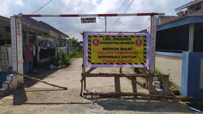 Satu Warga Positif Corona, Warga Larang Orang Luar Masuk Dua Blok di Perum Pemkot Gandus