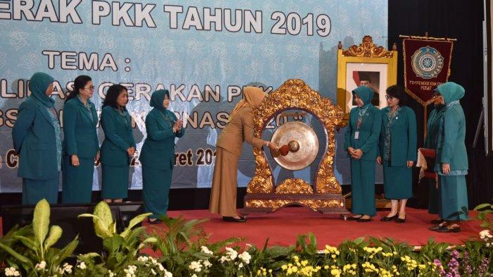 Ketua TP PKK Sumsel Febrita Deru Simak Pembekalan Ketum TP PKK Pusat