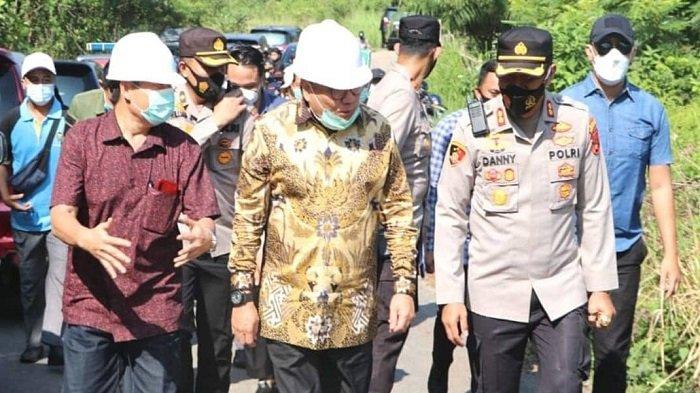 PLH Bupati Muaraenim Tinjau Lokasi Pembangunan RS Bhayangkara II