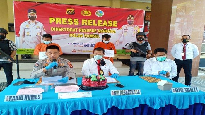 Hendak Masuk ke Palembang, Sabu Seberat 3 Kg dari Padang Digagalkan Polda Sumsel