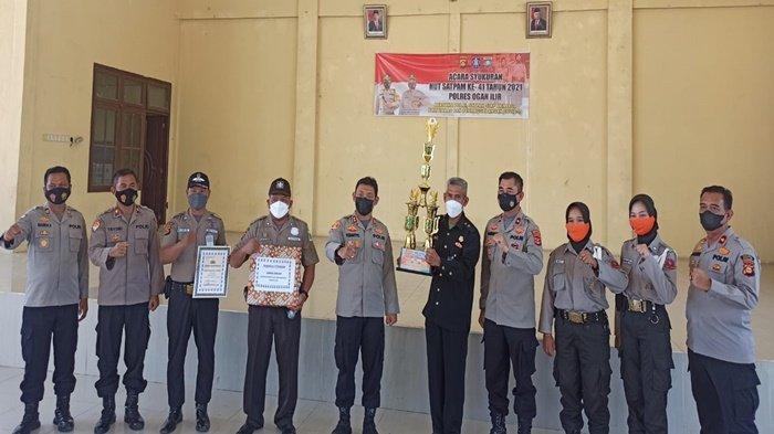 HUT ke-41 Satpam, Kapolres OI Ajak Sinergi Menjaga Kamtibmas dan Penanggulangan Covid-19