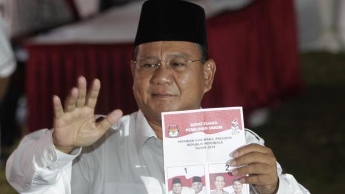 Prabowo Klaim Juga Kemenangan Versi Quick Count
