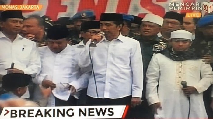 Presiden Jokowi Enam Kali Pekikkan Takbir