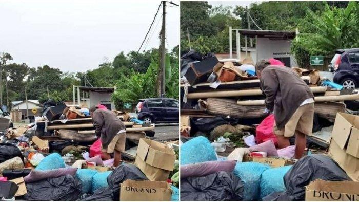 Miris, Seorang Pria Rela Cari Masker Bekas di Tempat Sampah karena Takut Dikenai Denda