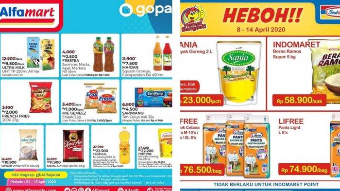 Promo Alfamart dan Indomaret 13 - 15 April 2020, Minyak Goreng Hingga Susu Anak Murah