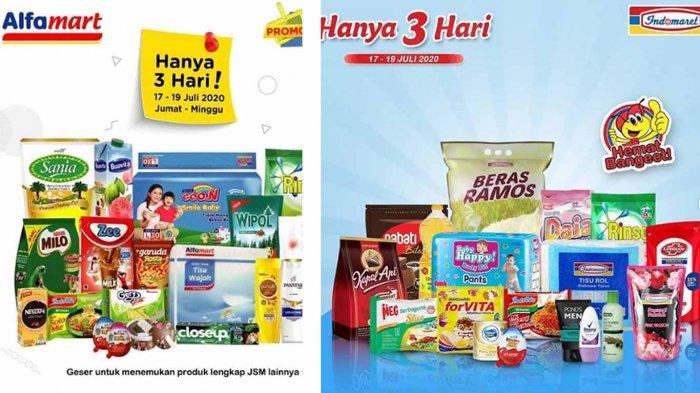 Promo JSM Indomaret dan Alfamart 17 - 19 Juli 2020, Potongan Harga Beras hingga Minyak Goreng