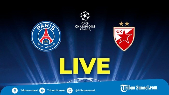 Liga Champions : Prediksi dan Live Streaming PSG vs Crvena Zvezda Malam ini, Incar Poin Penuh