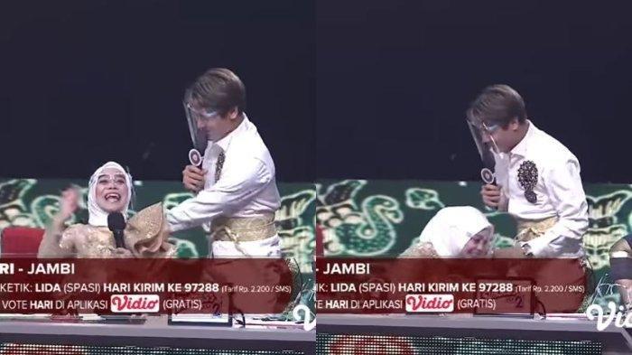 Lesti Didorong Rizky Billar hingga Jatuh dari Kursi, Gegara Kenang Momen Spesial Bersama Hari LIDA