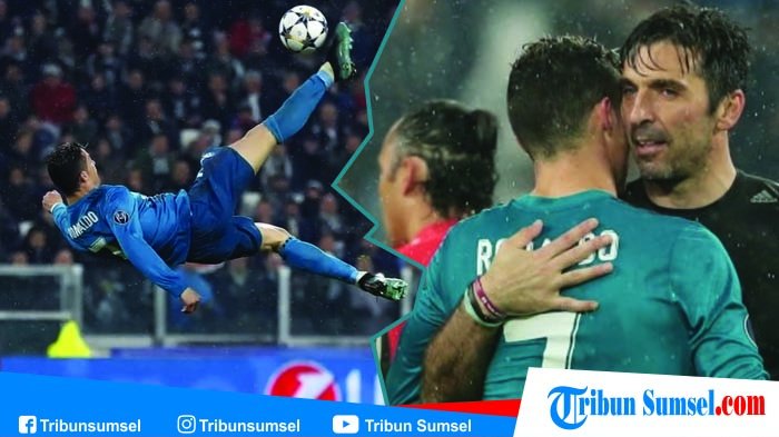 Momen Manis dan Mengharukan, Saat Buffon Berikan Penghormatan Atas Gol Salto Ronaldo