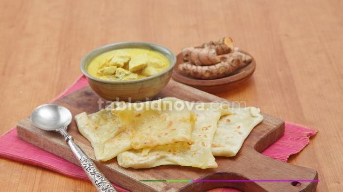 Mudahnya Membuat Roti Canai dan Kari Ayam di Rumah