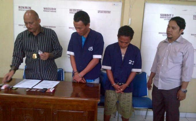 Dua Kurir Sabu Dibekuk Polda Sumsel