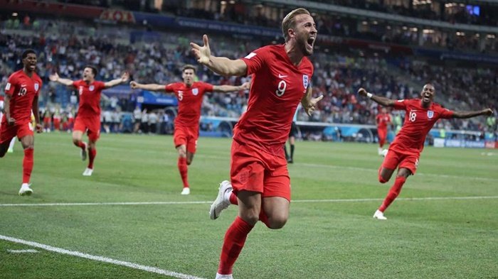 Harry Kane Tendang Cristiano Ronaldo dari Puncak Top Scorer Piala Dunia 2018 Usai Cetak Hattrick