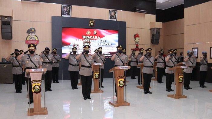 Kapolda Irjen Toni Pimpin Sertijab 5 PJU dan 7 Kapolres Jajaran Polda Sumsel