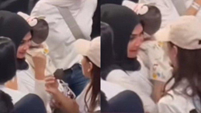 Momen Mama Rieta Bertemu Syahnaz Nonton Lagi-lagi Tenis Disorot, Netizen : Aneh Banget