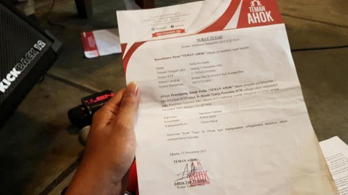 Pengumpul KTP Teman Ahok Mengaku Telah Lakukan Kecurangan