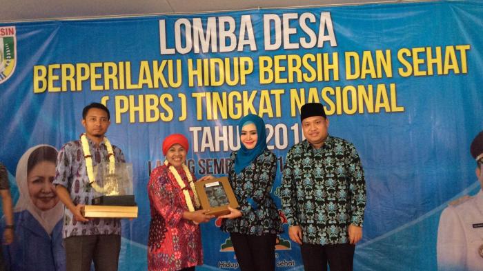 Desa Sembawa Wakili Banyuasin pada PHBS tingkat Nasional