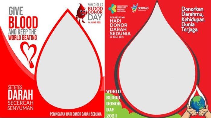 Link Twibbon di Twibbonize Hari Donor Darah Sedunia 2021, Pasang Jadi Foto dan Status WA, FB, IG