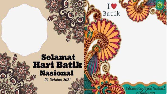 Link dan Cara Pasang Twibbon Trending Hari Batik Nasional 2021 di Twibbonize, I Love Batik