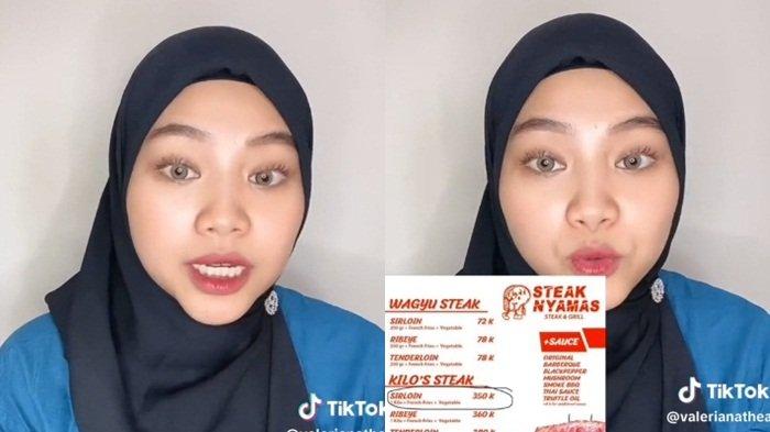 Alasan Valeriana Bikin Konten Steak Lima Tumpuk Berujung Pegawai Kena SP, Akui Bukan Food Vlogger