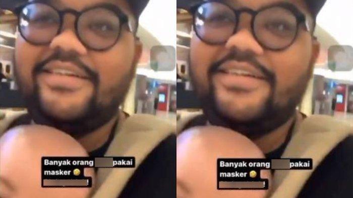 Heboh Pria Ejek Pemakai Masker Keliling Mal Sambil Gendong Bayi, Ditangkap Polisi, Begini Nasibnya