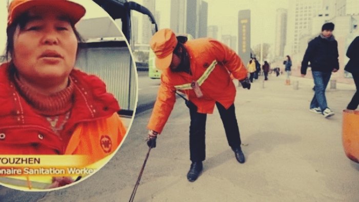 Punya Kekayaan Hampir 20 Miliar,Wanita Tetap Pilih Kerja Menyapu Jalanan,Alasannya Mengejutkan