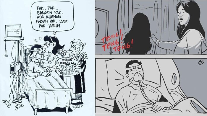 Muncul Komik Setya Novanto Saat Terbaring di Rumah Sakit, Alur Ceritanya Bikin Pembaca Ngakak Abis !