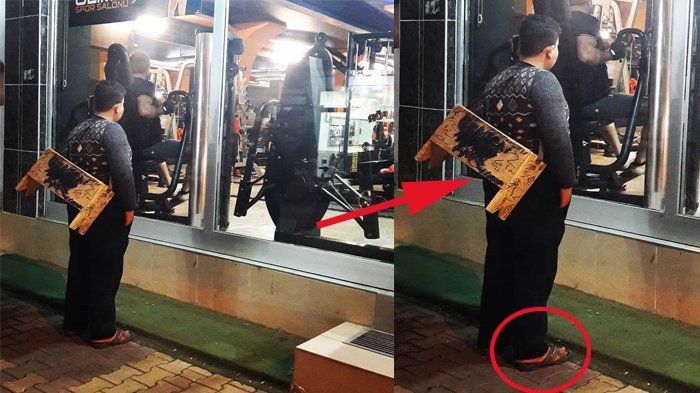 Terciduk Tonton Orang Ngegym,Bocah Ini Langsung Dicari Si Pemilik,Tak Diduga Selanjutnya Ternyata