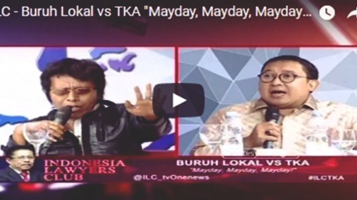 Memanas ! Saling Tuding Fadli Zon Versus Adian Napitupulu Bikin Karni Ilyas Lakukan Ini di Acara ILC