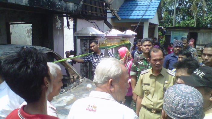 Harnojoyo Mendatangi Lokasi Kebakaran