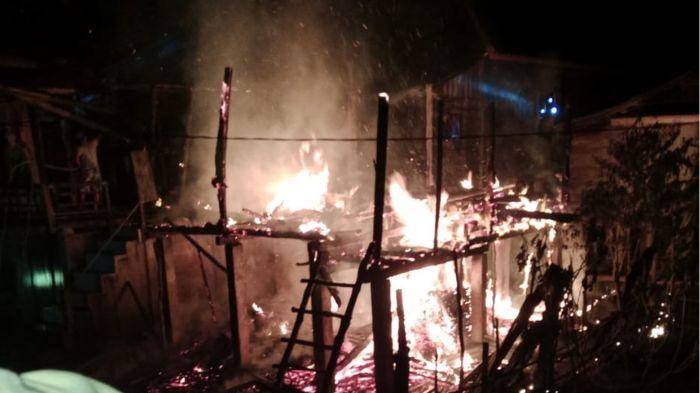 3 Rumah di Petaling Muba Terbakar, Diduga Karena Korsleting Listrik