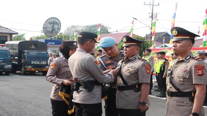4 Perwira Polri Jalani Sertijab di Polres Lahat, Iptu Ridho Rizki Pratama Jabat Kasat Reskrim