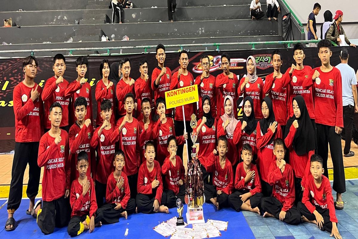Tampil Impresif! Tim Pencak Silat Polres Muba Borong 27 Medali di Kapolda Cup VI 2026 - Tribunsumsel.com