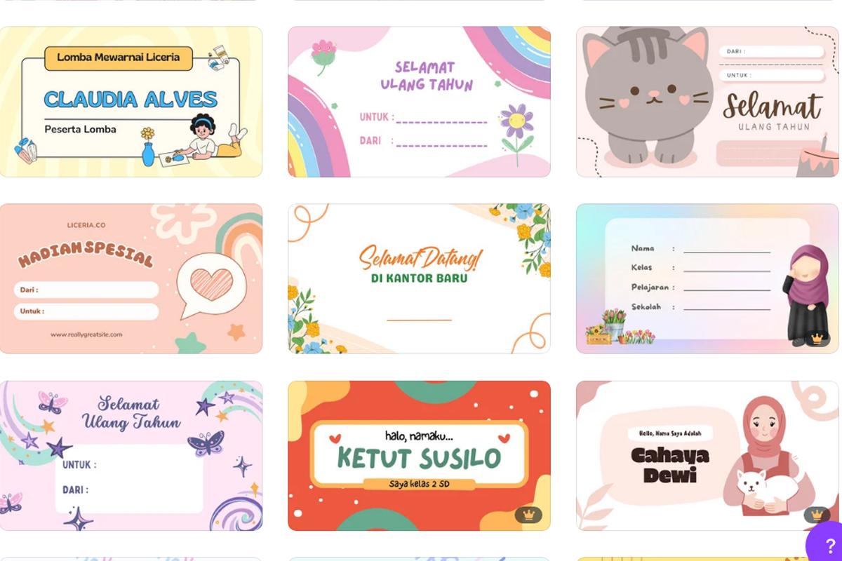 Cara Bikin Name Tag MPLS di Hp dan 30 Link Contoh Name Tag MPLS 2026 SD, SMP, SMA Kreatif - Tribunsumsel.com