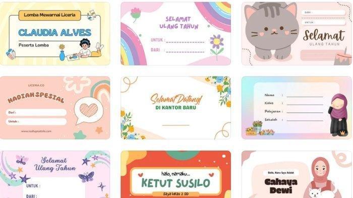 Cara Membuat Name Tag MPLS 2026 dengan Desain yang Menarik dan Kreatif - Tribunsumsel.com