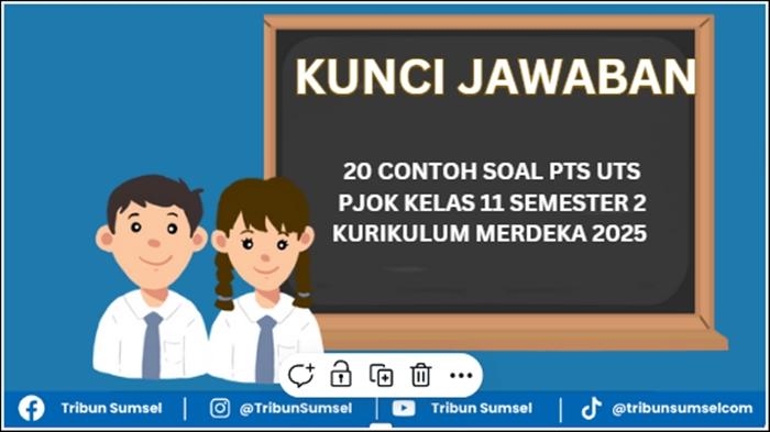20 Contoh Soal PTS UTS PJOK Kelas 11 Semester 2 dan Jawaban, Kurikulum Merdeka 2025