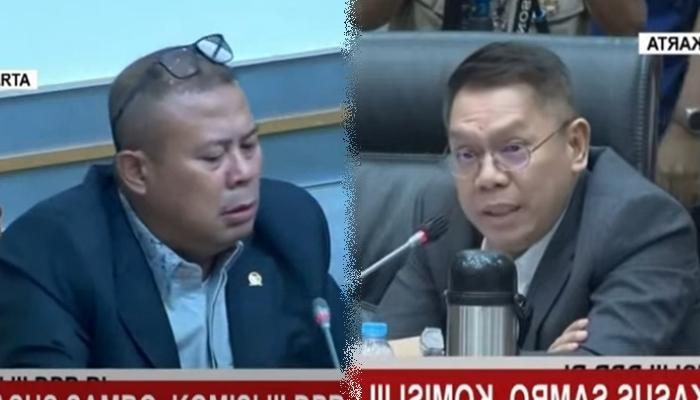 RAPAT Kerja Kapolri Listyo Sigit, Cucun PKB Adu Mulut Dengan Adies Kadir Golkar :Hargai Anggota Saya