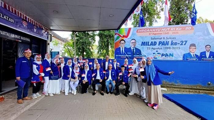 DPW PAN Sumsel Gelar Upacara dan Sejumlah Lomba Meriahkan HUT Ke-80 RI di Palembang