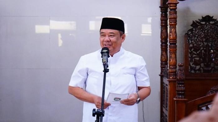 Gubernur Sumsel Cik Ujang Janji Bangun Permanen Jembatan Tanggamus Prabumulih Tahun Ini - Tribunsumsel.com