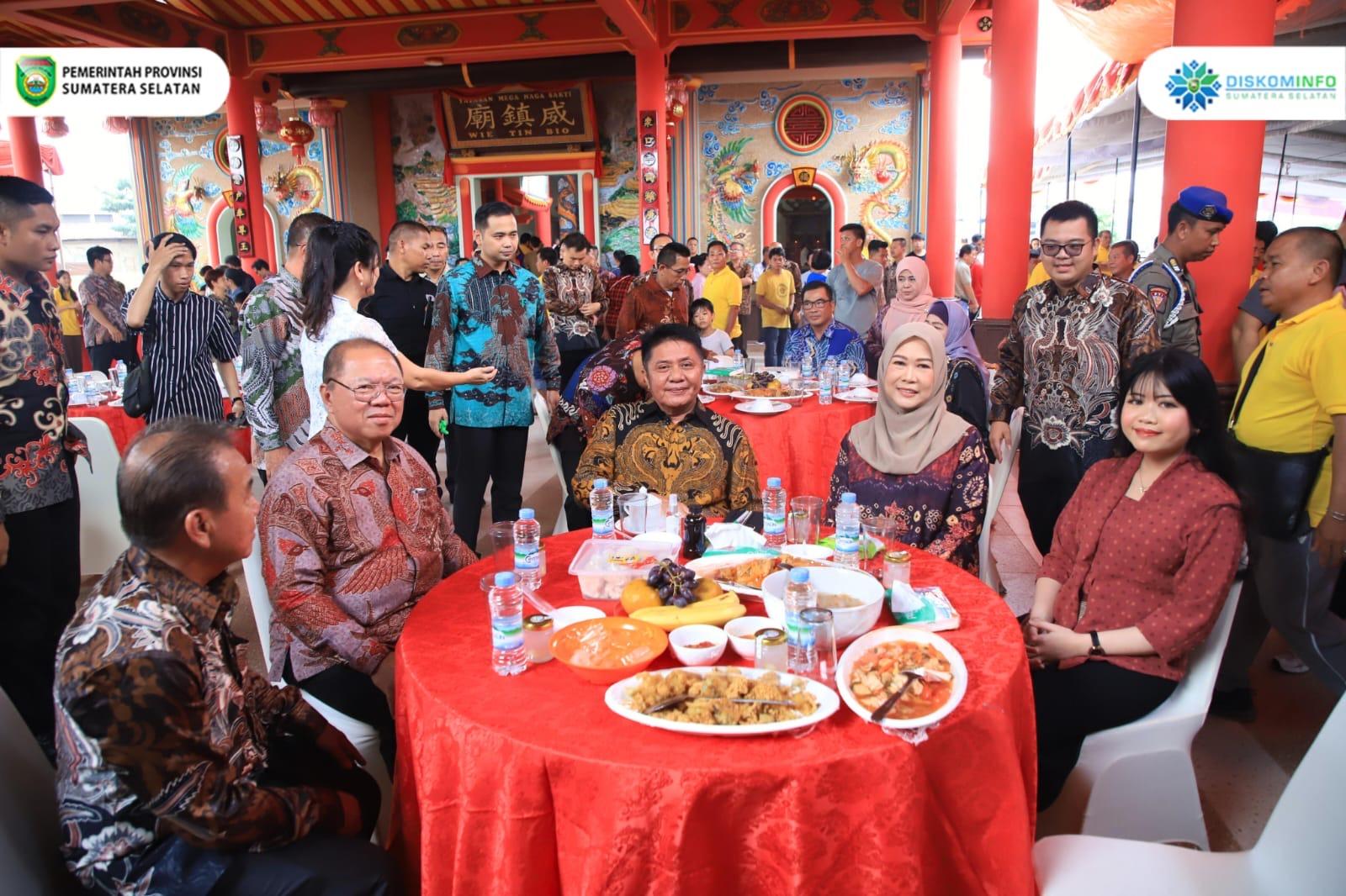 HD Resmikan Pemugaran Kelenteng Wie Tin Bio, Tekankan Pentingnya Kerukunan Beragama