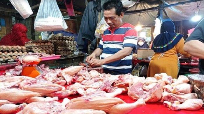 Jelang Lebaran, Harga Ayam di Lubuklinggau Naik Rp 4 Ribu, Daging Rp 130 Ribu Per Kg