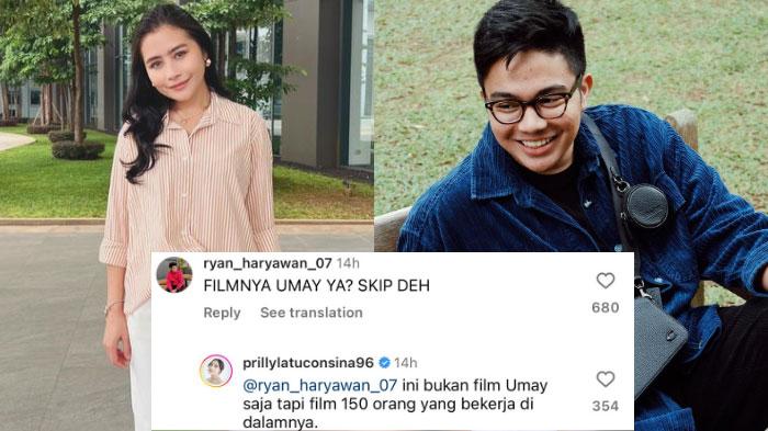 Cuitan Umay Shahab Soal Makan Gratis Berimbas ke Film, Prilly Latuconsina Membela : 150 Orang Kerja